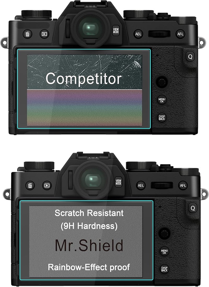 Mr Shield [3-Pack] Screen Protector For Fujifilm X-T30, X-T30 II, X-T20, X-T10, XT30, XT30 II, XT20, XT10 Camera [Tempered Glass] [Japan Glass with 9H Hardness] Screen Protector - Image 5